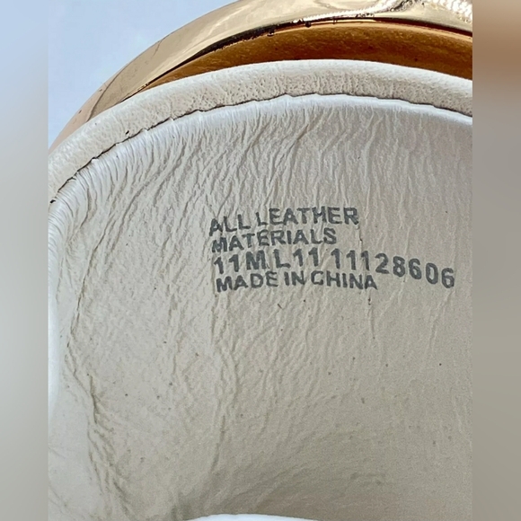 TORY BURCH Amanda ivory PEBBLE LEATHER FLAT THONG SANDALS - SIZE 11M - Picture 7 of 9